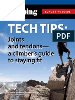 Tech Tips:: Joints and Tendons - A Climber's Guide To Staying Fit