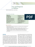 Classification and Diagnosis of Diabetes Mellitus: Chapter Outline