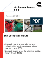 ECM Code Search Feature INSITE 8.0.3: November 20, 2014