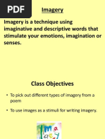 imagery lesson