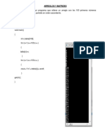 Arreglos y Matrizes