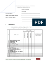 Standar Isi: Instrumen Pengumpulan Data Dan Informasi Pendukung Akreditasi SMK