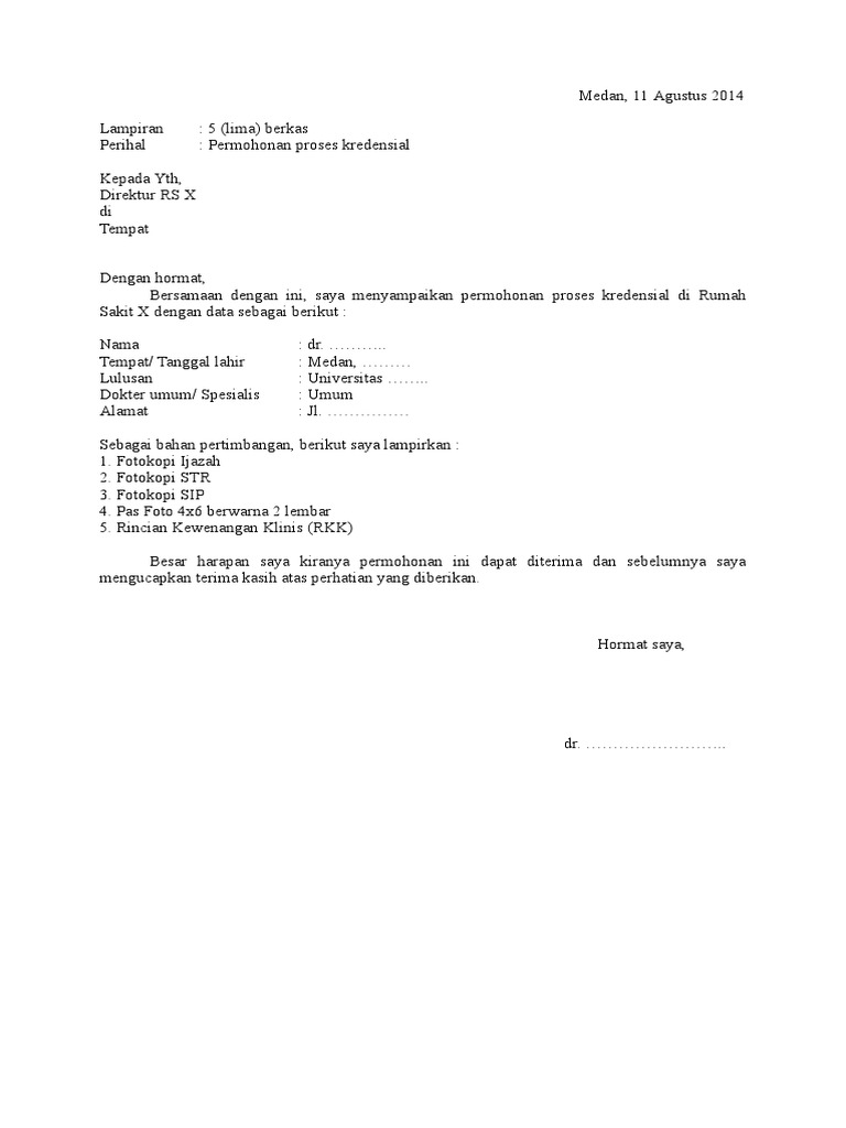 1 Surat Permohonan Kredensial