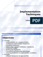 Implementation Techniques: Software Architecture