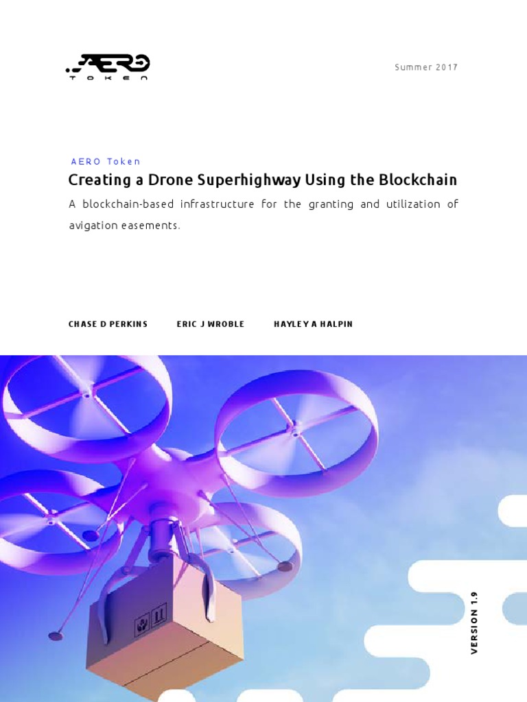 AERO Token: Enabling Drone Airspace Access | PDF | Unmanned Aerial Vehicle  | Bitcoin