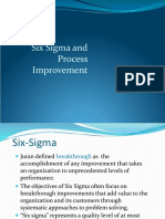 Six Sigma and Process Improvement