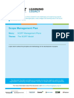 Scope Management Plan: Story: Theme: The SCIRT Model
