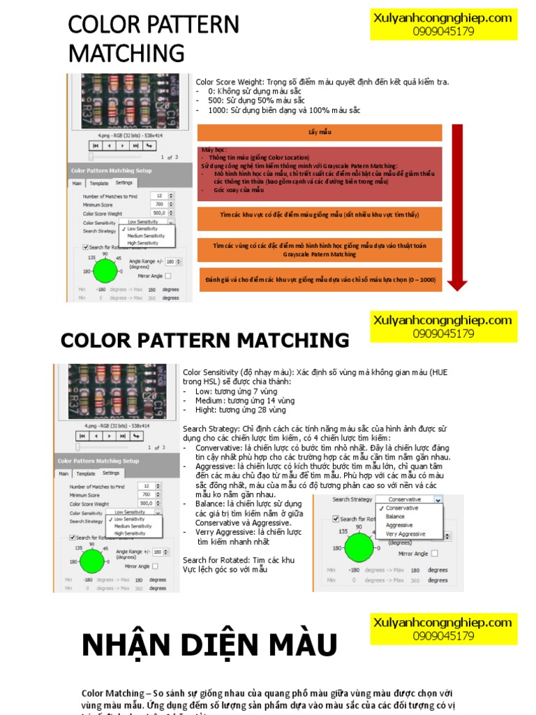 Color and Pattern Matching Techniques | PDF