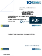 Vías Metabólicas de La Glucosa