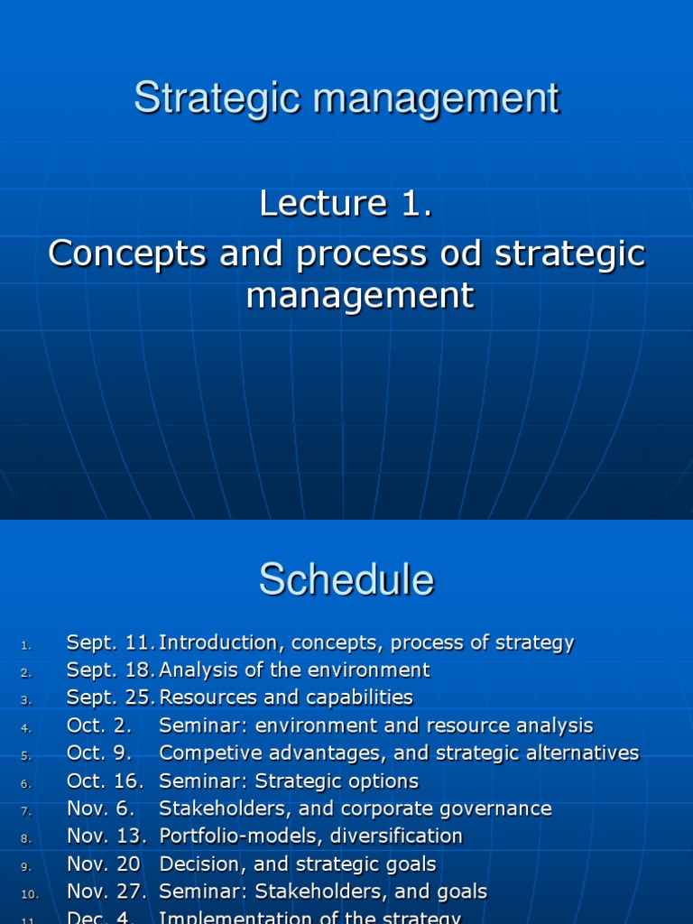 Strategy Mangmt | PDF | Strategic Management | Cognition