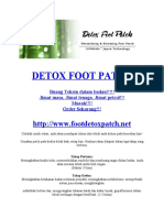 Detox Foot Patch - Pelekat Koyok Pakai Buang - Nyah Toksin Net