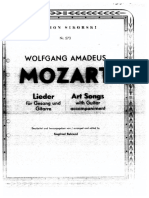 Mozart - Lieder Für Gesang Und Gitarre (Behrend) PDF