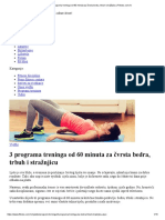 3 Programa Treninga Od 60 Minuta Za Čvrsta Bedra, Trbuh i Stražnjicu _ Fitness.com.Hr