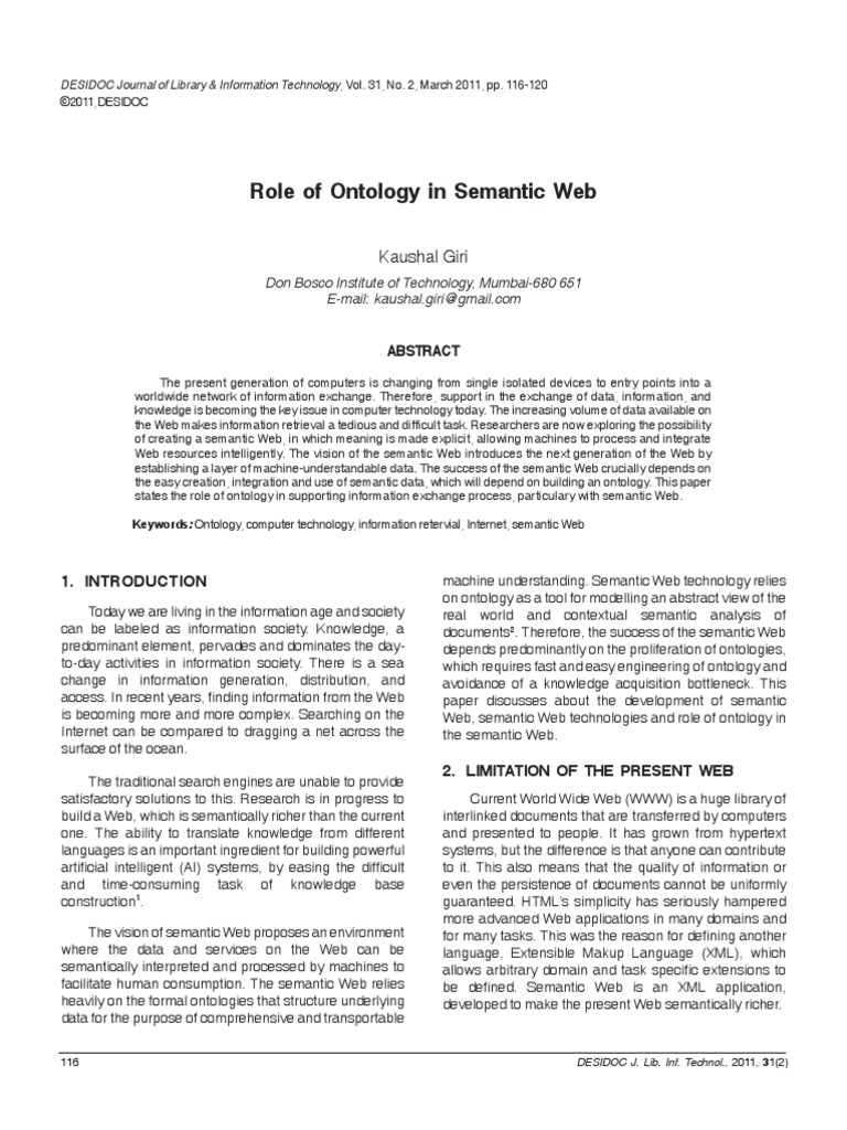 DESIDOC Journal of Library & Information Technology, Vol. 31, No. 2 ...