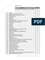 Daftar Bidang Ilmu (Kinerja PT)