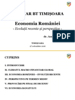 Economia Romaniei - Analiza 2016