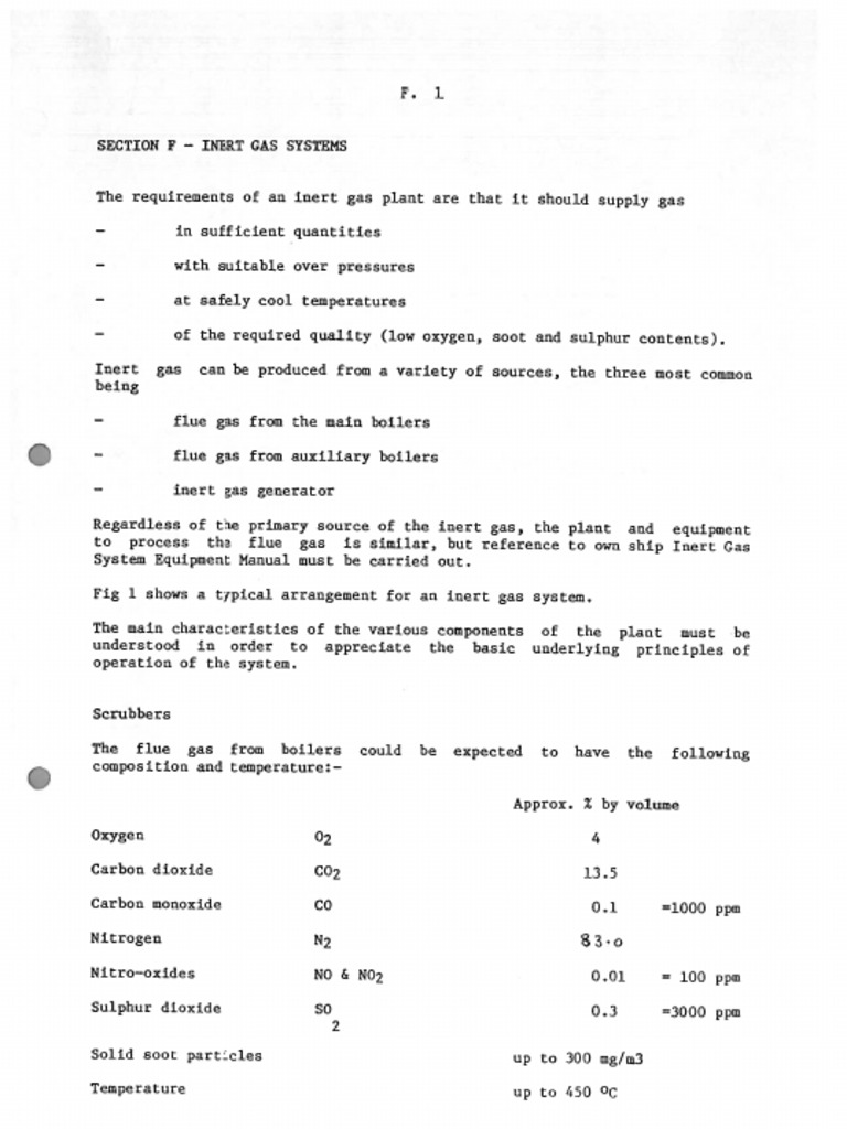 F - Inert Gas Systems PDF | PDF