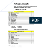 Daftar Santri Pembagian Jurusan Xi