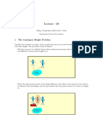 Lecture - 20: 1 The Analogous Height Problem