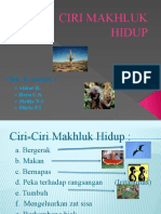 Ciri Makhluk Hidup