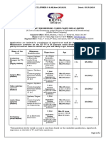 Official Notification For BECIL Recruitment 2018