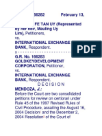 Heirs of Uy V International Exchange Bank