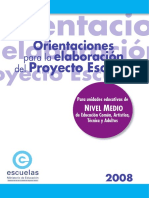 Orientaciones para la elaboracion del Proyecto Escuela.pdf