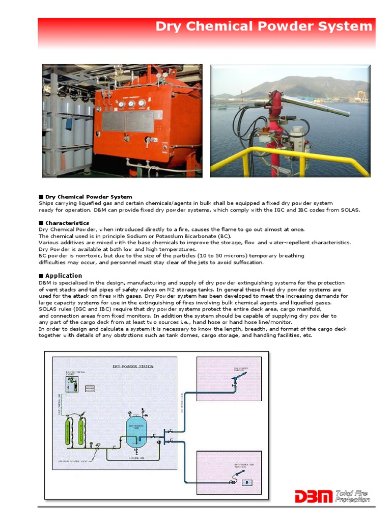 Fixed Dry Chemical Powder Systems Overview | PDF