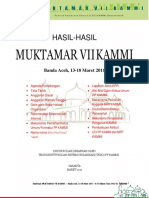 Hasil Hasil Muktamar Vii Kammi Banda Aceh 13 19 Maret 2011
