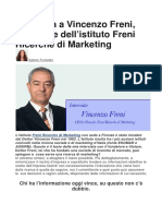 Intervista a Vincenzo Freni, fondatore dell’istituto Freni Ricerche di Marketing