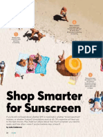 Shop Smarter For Sunscreen