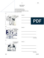Peperiksaan Pertengahan Tahun B inggeris Kertas 1 Section (B) Tahun 5 / 2016