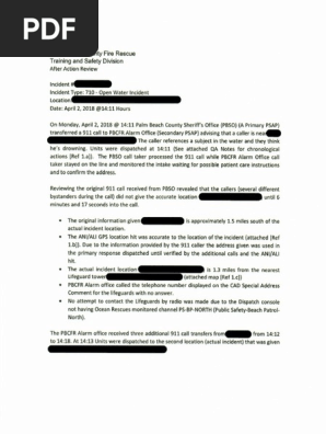 After Action Report