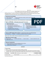 BLS Adult Skills Checklist 2016