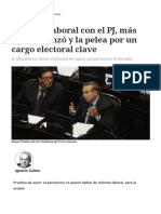 Acuerdo Laboral Con El PJ, Más Efecto Monzó y La Pelea Por Un Cargo Electoral Clave