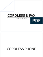Cordless & Fax