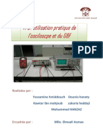 TP3: Utilisation Pratique de L'osciloscpe Et Du GBF: Realisées Par