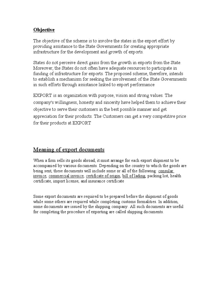 Understanding Export Documentation | PDF | Bill Of Lading | Pro Forma