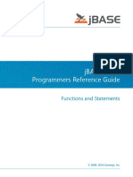 JBASE BASIC Programmers Reference Guide