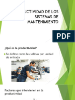 Productividad de Los Sistemas de Mantenimiento