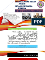 Acreditacion de La Universidad Peruana