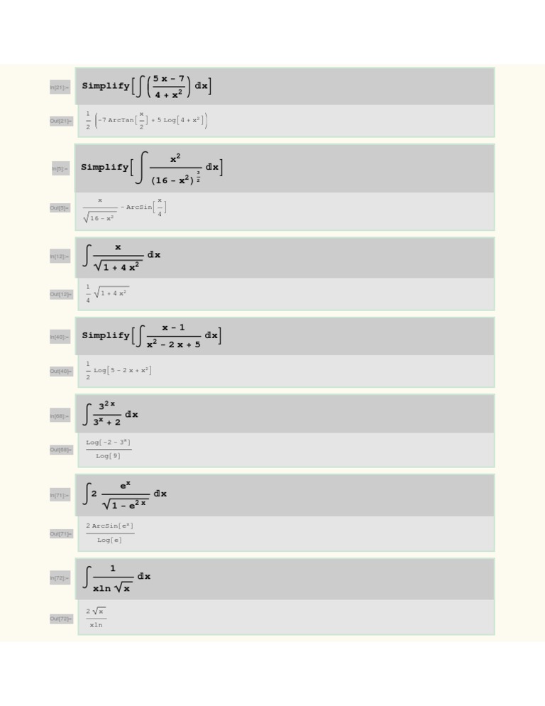 Simplifying Mathematical Expressions | PDF