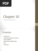 Chapter 10 Selfstudy