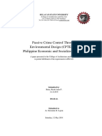 Passive Crime Control Through Environmental Design (CPTED) in Philippine Economic and Socialized Housing