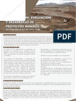 Curso Espec Formulacion y Evaluacion de Proyectos Mineros