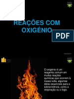 Reacções Com o Oxigénio 8ºano