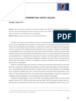 ARTIGO - O Corpo Do Performer Nas Artes Visuais - Douglas Negrisolli PDF