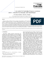 E!ect of Adjuvants On Control of Nutsedge (Cyperus Esculentus and C. Rotundus) by Imazapic and Imazethapyr