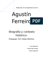 268879161 Biografia de Agustin Ferreiro