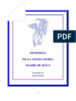 Memorias de La Amada Maria Madre de Jesus